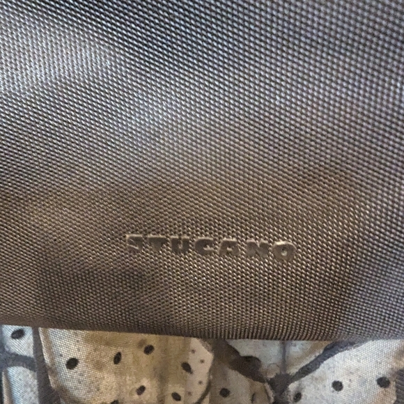 Tucano Italy Finatex Black Crossbody Shoulder Bag Unisex - Picture 3 of 7